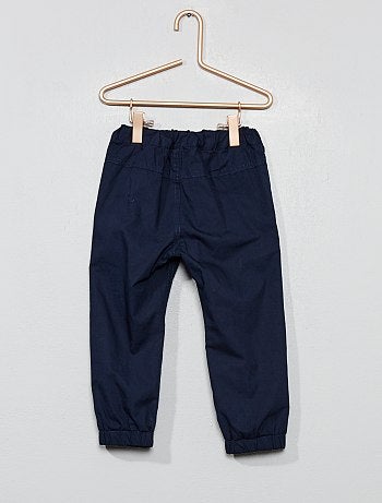 Pantalón recto de popelina - Kiabi