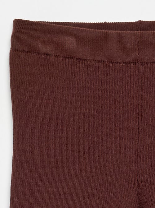 Pantalón recto de punto liso - Kiabi Pantalón recto de punto liso - Kiabi