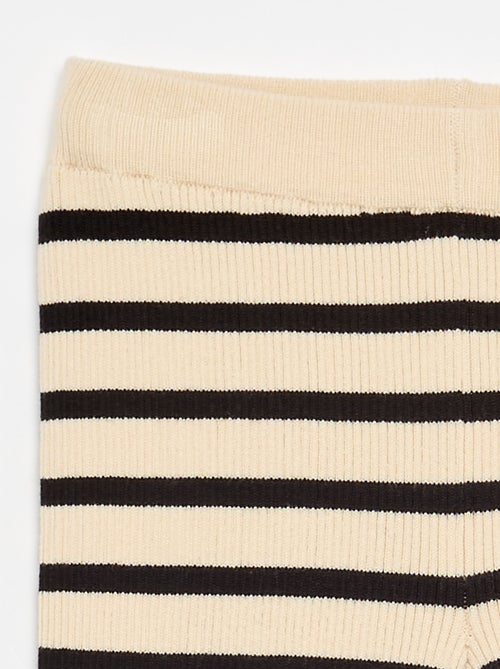Pantalón recto de punto liso - Kiabi