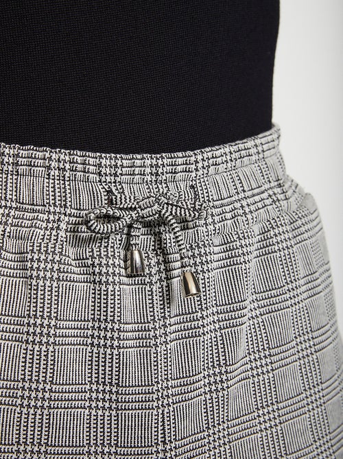 Pantalón recto de punto liso o jacquard - Afibel - Kiabi