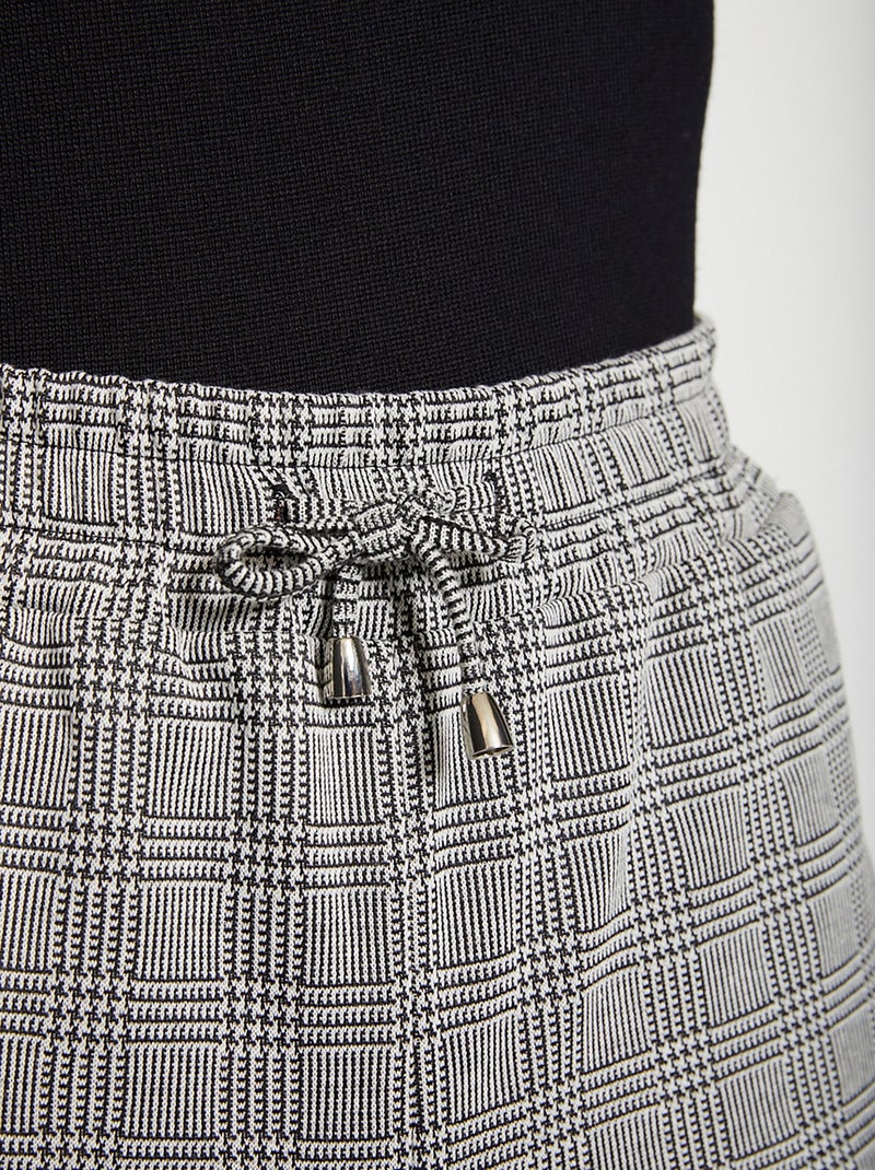 Pantalón recto de punto liso o jacquard - Afibel Gris - Kiabi