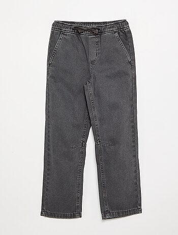 Pantalón recto de sarga