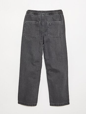 Pantalón recto de sarga