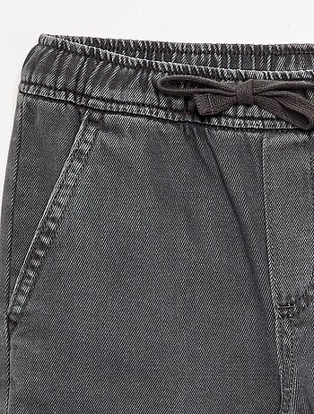 Pantalón recto de sarga