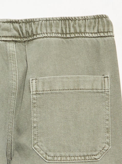 Pantalón recto de sarga - Kiabi Pantalón recto de sarga - Kiabi