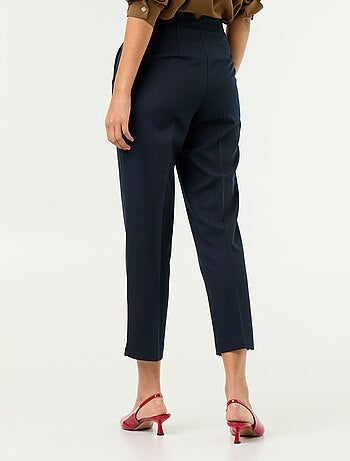 Pantalón recto de talle alto