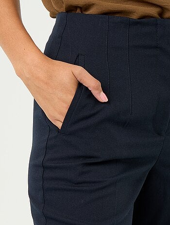 Pantalón recto de talle alto