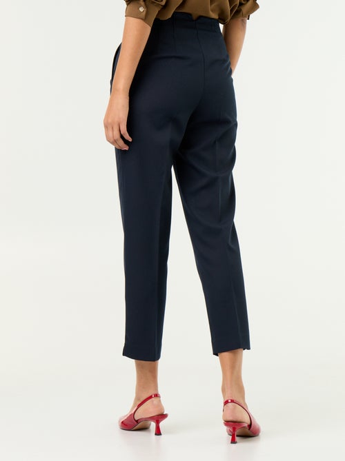 Pantalón recto de talle alto - Kiabi