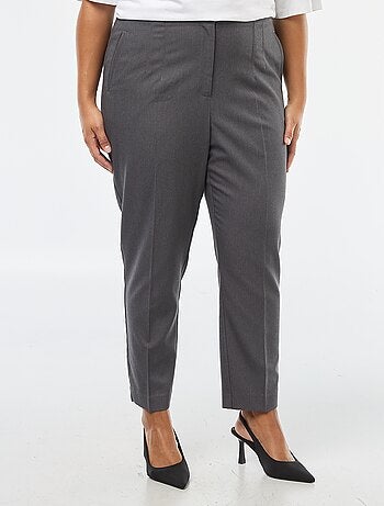 Pantalón recto de talle alto