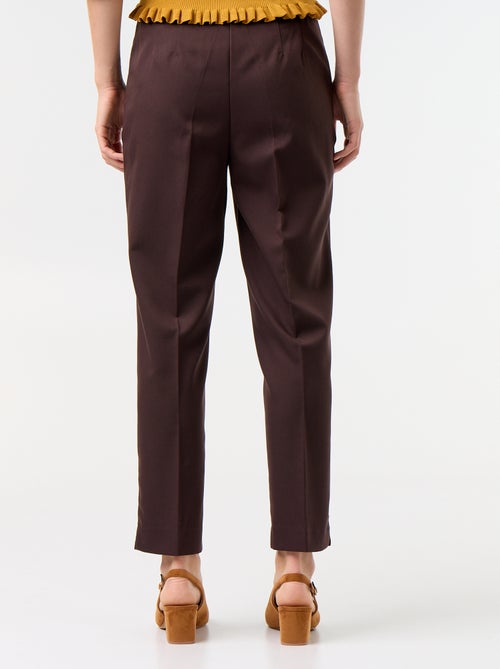 Pantalón recto de talle alto - Kiabi