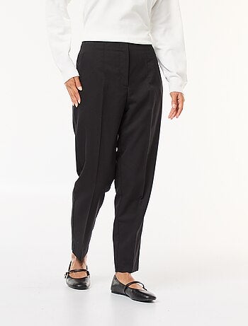 Pantalón recto de talle alto