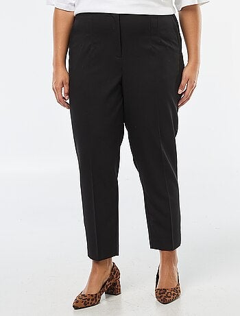 Pantalón recto de talle alto