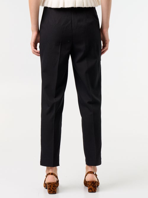 Pantalón recto de talle alto - Kiabi