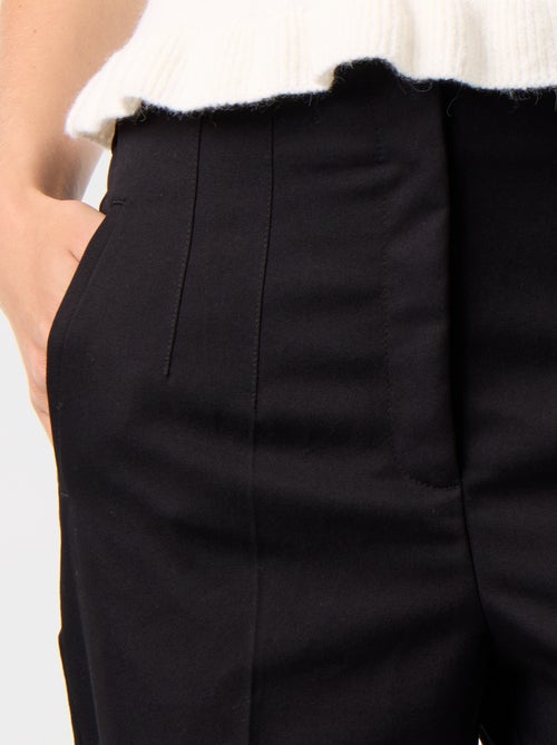 Pantalón recto de talle alto - Kiabi