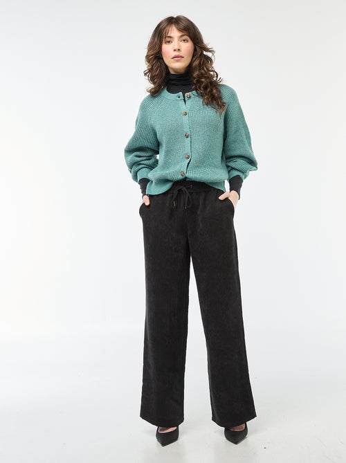 Pantalón recto de terciopelo 'JDY' - Kiabi