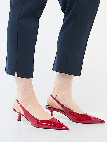 Pantalón recto de tiro alto