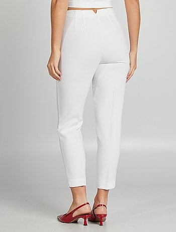 Pantalón recto de tiro alto