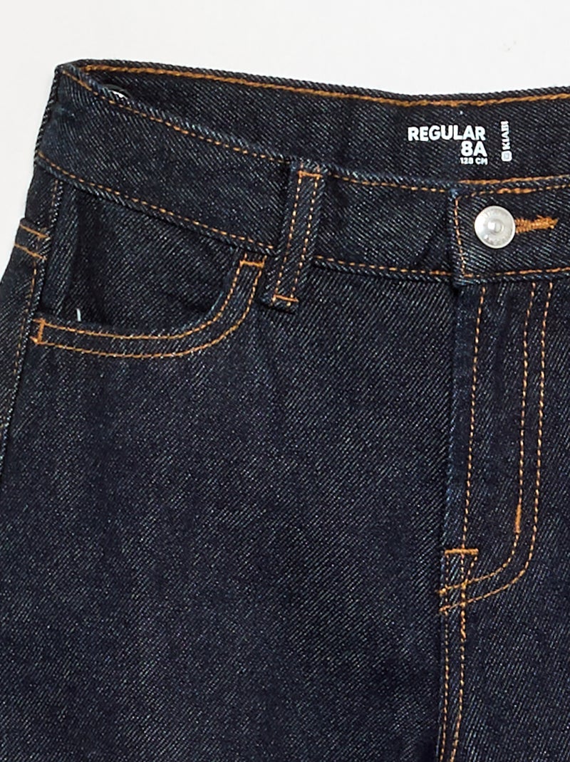 Pantalón recto de vaquero Azul - Kiabi