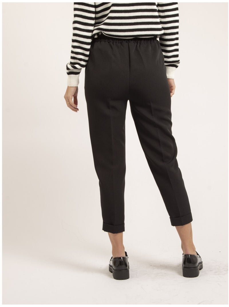 Pantalón recto EMMA Negro - Kiabi