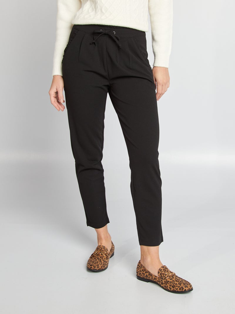 Pantalón recto 'JDY' NEGRO - Kiabi