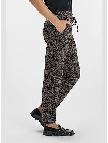 Pantalón recto LEOPARDO