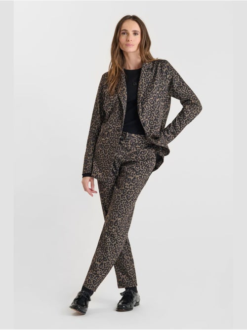 Pantalón recto LEOPARDO - Kiabi Pantalón recto LEOPARDO - Kiabi