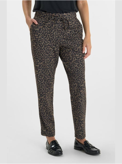 Pantalón recto LEOPARDO - Kiabi Pantalón recto LEOPARDO - Kiabi