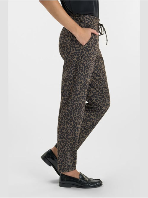 Pantalón recto LEOPARDO - Kiabi Pantalón recto LEOPARDO - Kiabi