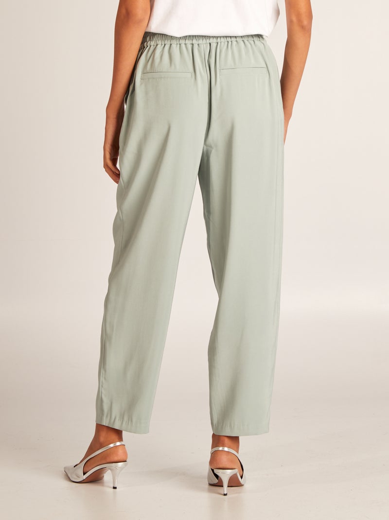 Pantalón recto liso AZUL - Kiabi