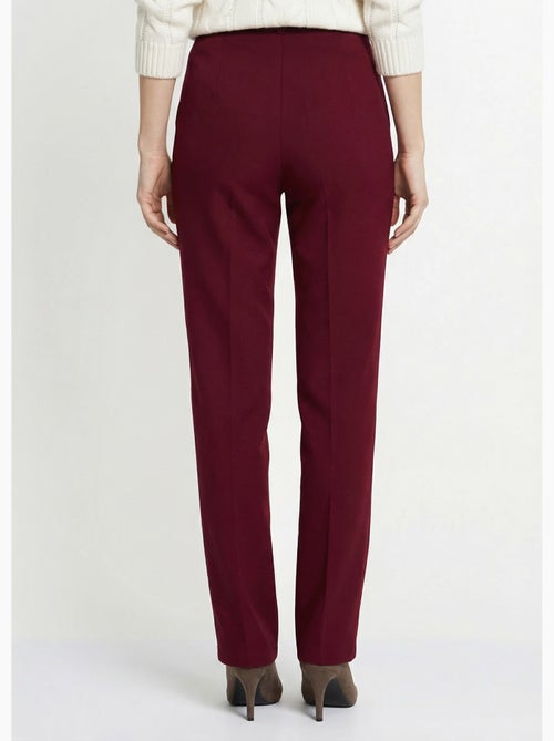 Pantalón recto liso con cintura semielástica - Afibel - Kiabi