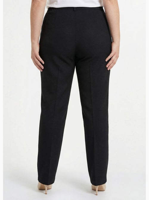 Pantalón recto liso con cintura semielástica - afibel - Kiabi