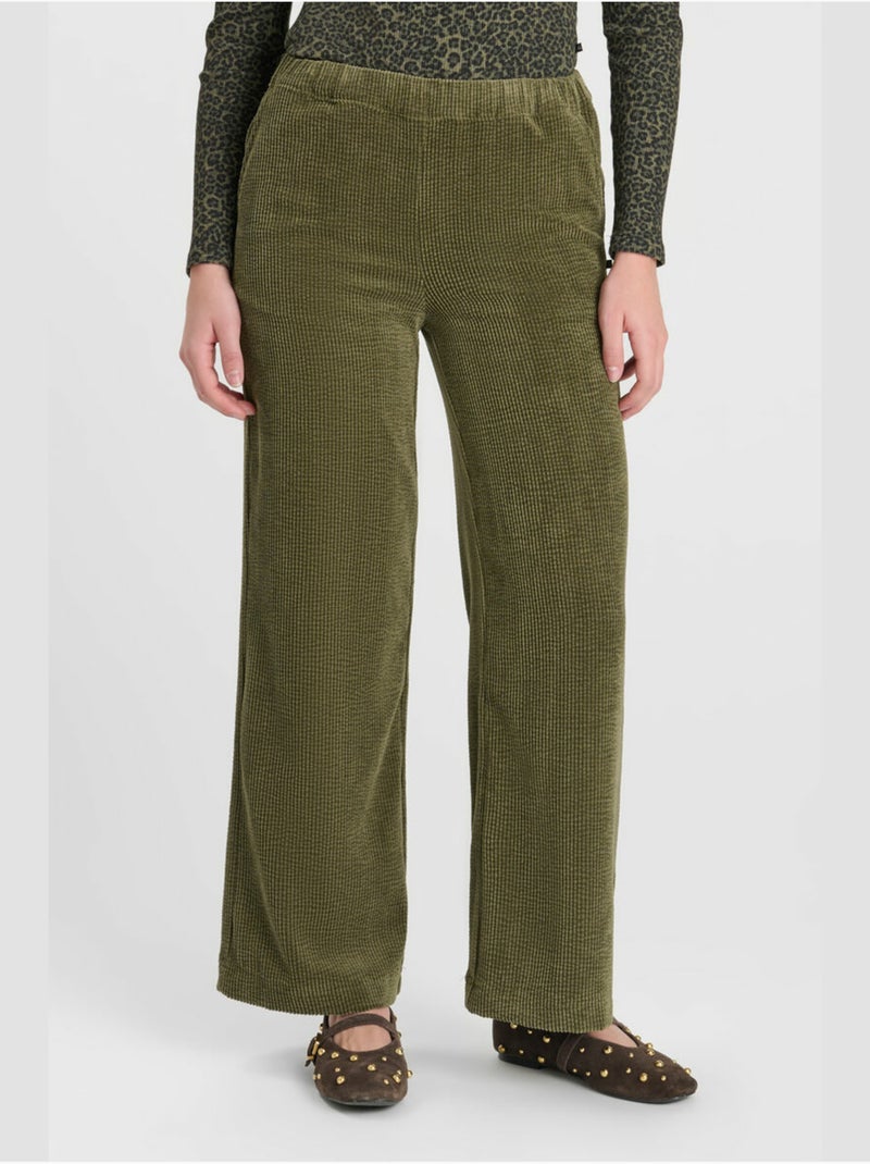 Pantalón recto margegi Caqui - Kiabi