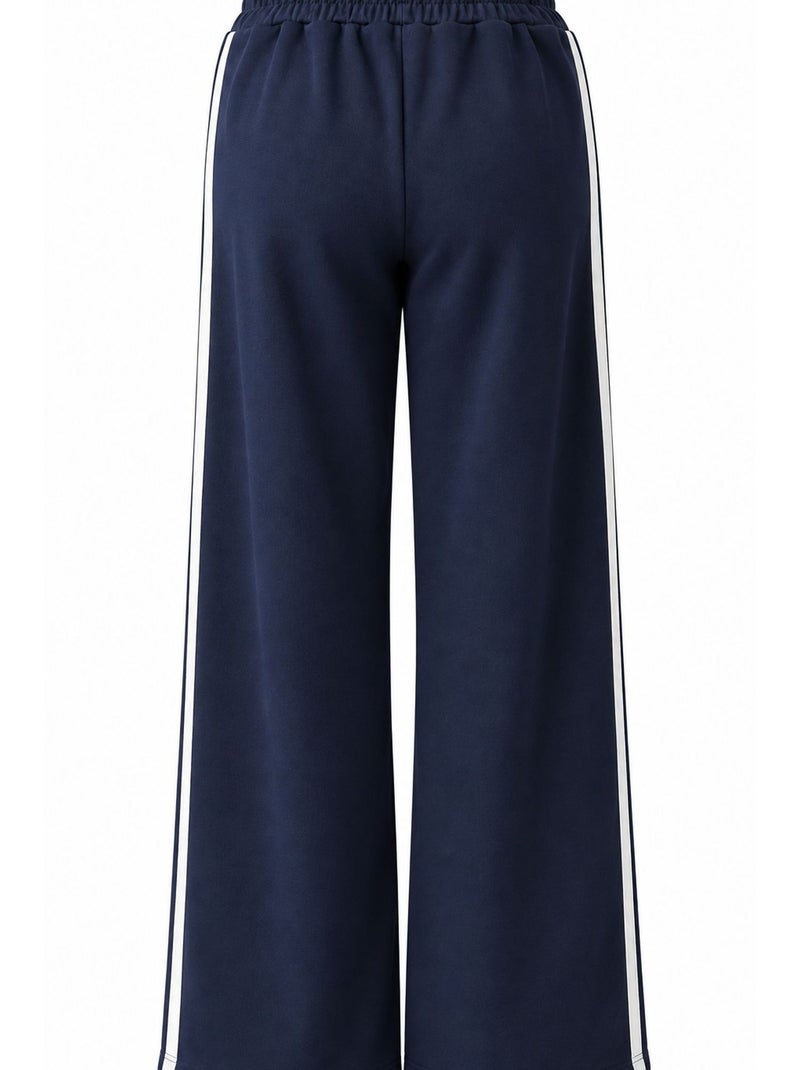 Pantalón recto mixray Azul marino - Kiabi