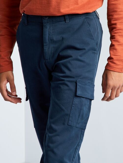 Pantalón recto multibolsillos +1,90 m - L38 - Kiabi