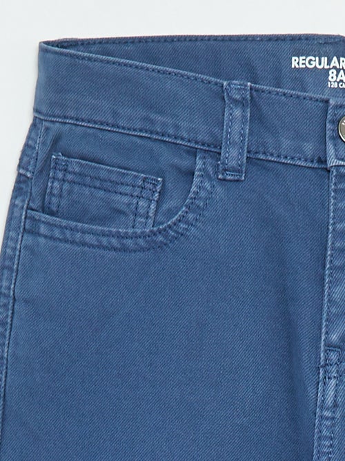 Pantalón recto regular fit con 5 bolsillos - Kiabi