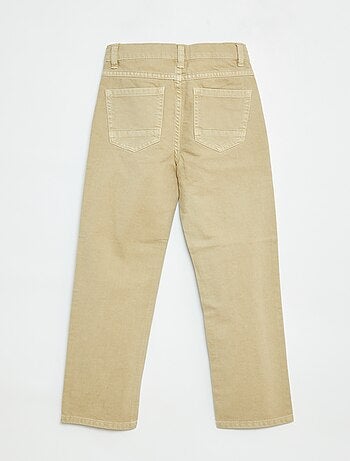 Pantalón recto regular fit con 5 bolsillos