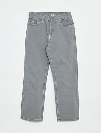 Pantalón recto regular fit con 5 bolsillos