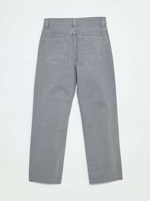 Pantalón recto regular fit con 5 bolsillos - Kiabi