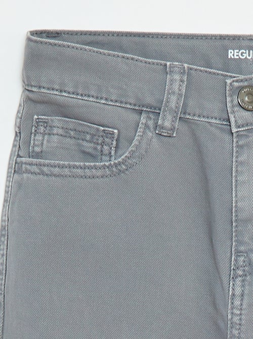 Pantalón recto regular fit con 5 bolsillos - Kiabi