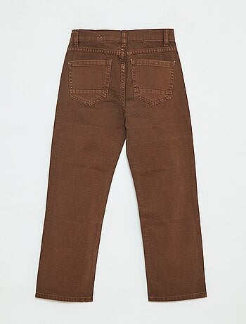 Pantalón recto regular fit con 5 bolsillos