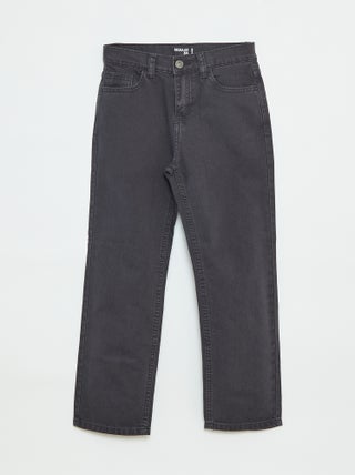 Pantalón recto regular fit con 5 bolsillos