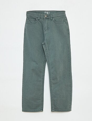 Pantalón recto regular fit con 5 bolsillos