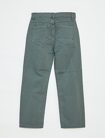 Pantalón recto regular fit con 5 bolsillos