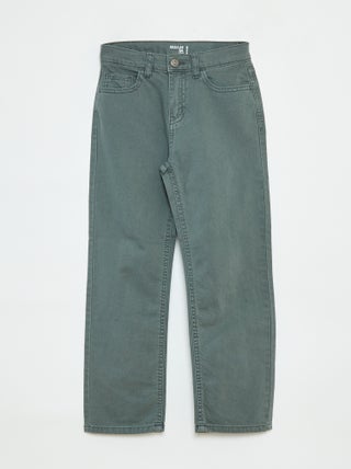 Pantalón recto regular fit con 5 bolsillos