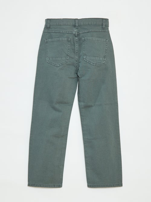 Pantalón recto regular fit con 5 bolsillos - Kiabi