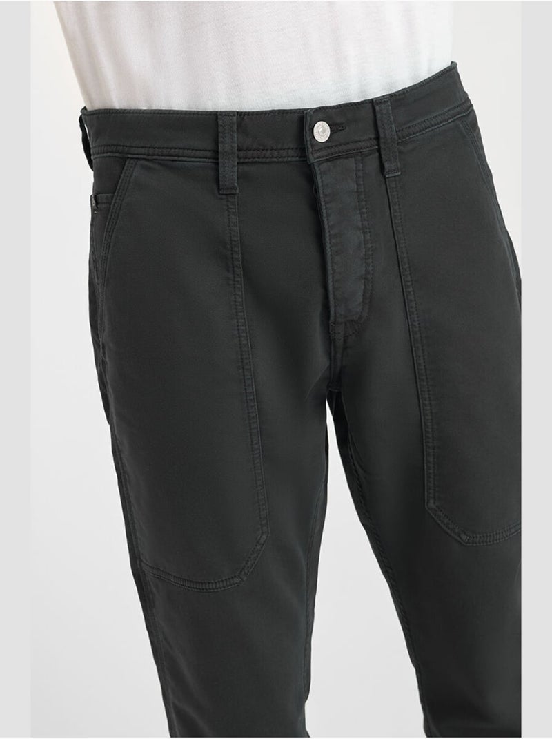 Pantalón recto TRABAJO Negro - Kiabi