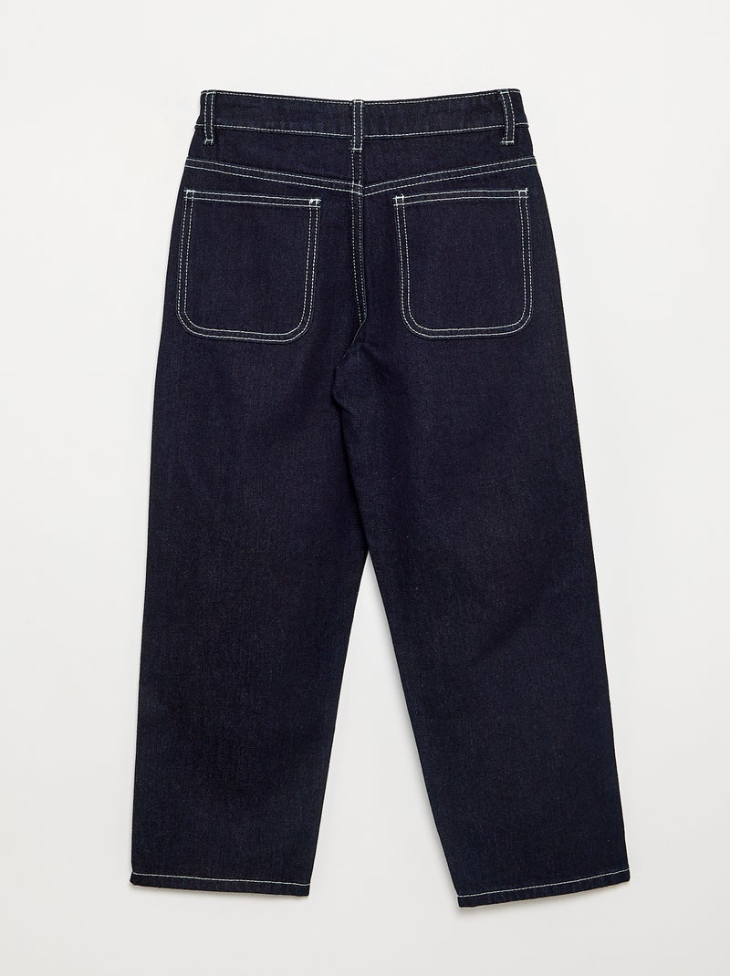 Pantalón recto vaquero Azul - Kiabi