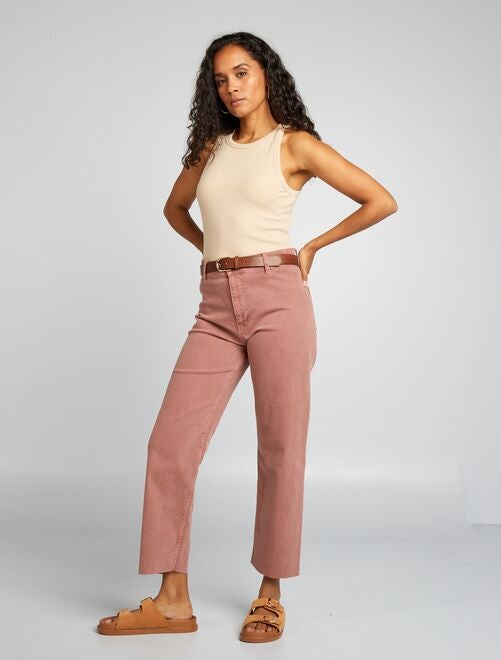 Pantalón recto wide leg - L28 - Kiabi