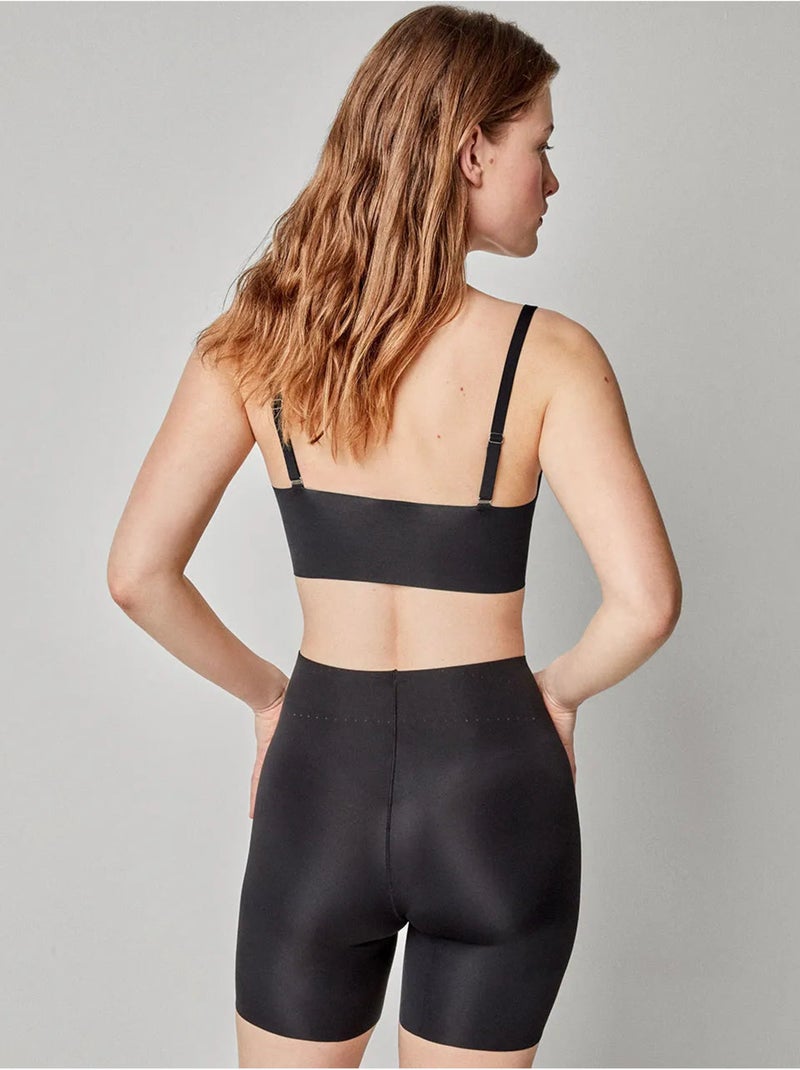 Pantalón reductor moldeador, refuerzo extra control, de microfibra Negro - Kiabi