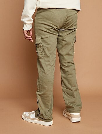 Pantalón regular con bolsillos con solapa - So Easy